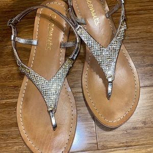 Gold Diamond Sandals